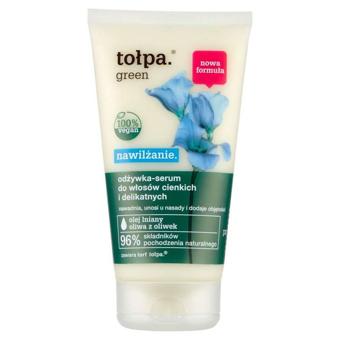 TOŁPA GREEN Nawilżająca odżywka serum do włosów cienkich i delikatnych, Vegan, 150 ml main product photo