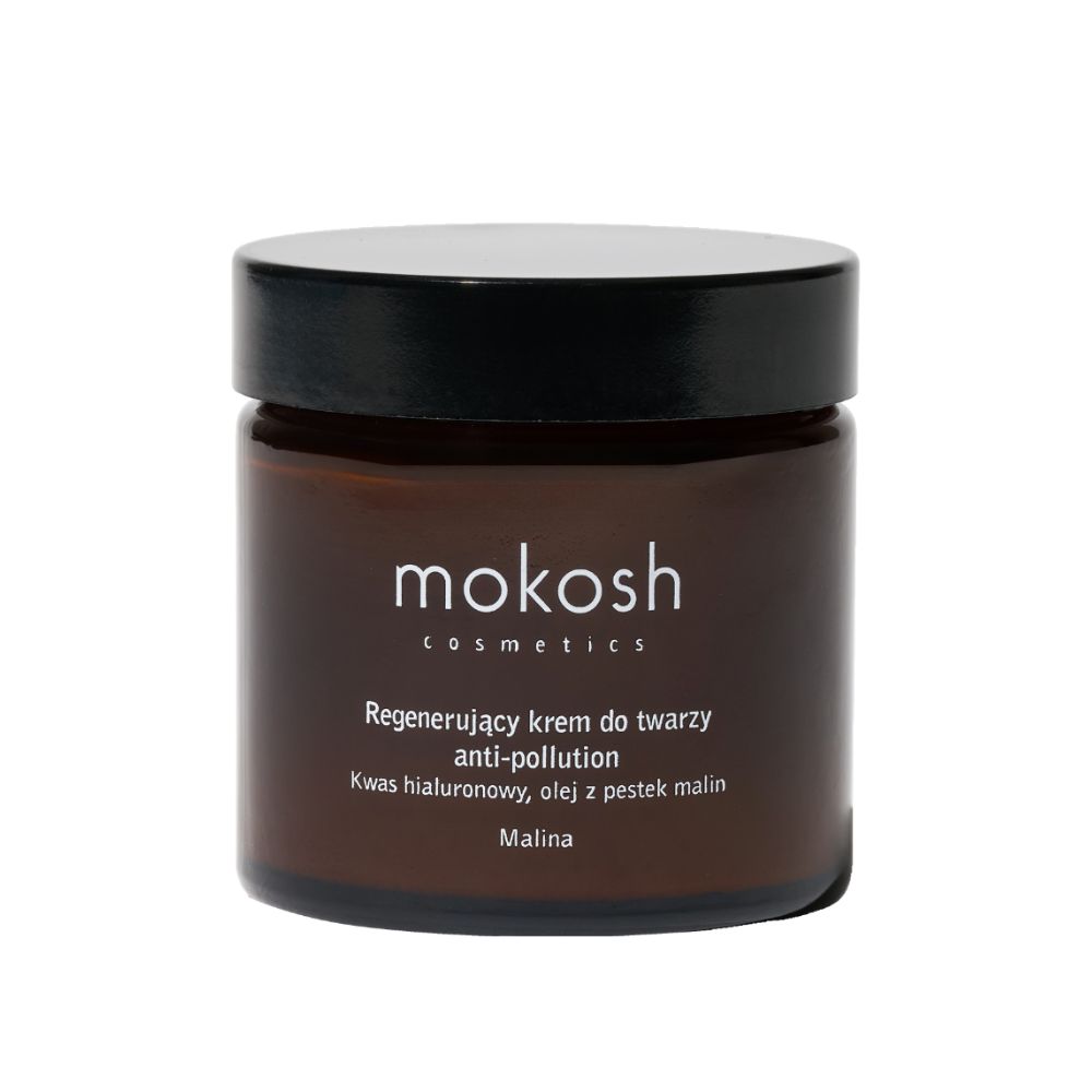 Mokosh Regenerujący krem do twarzy anti-pollution Malina 60 ml
