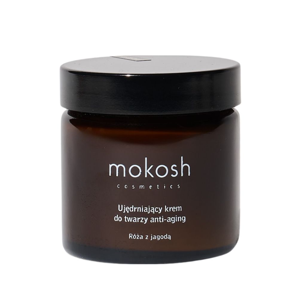 Mokosh Ujędrniający krem do twarzy anti-aging Róża z jagodą 60 ml