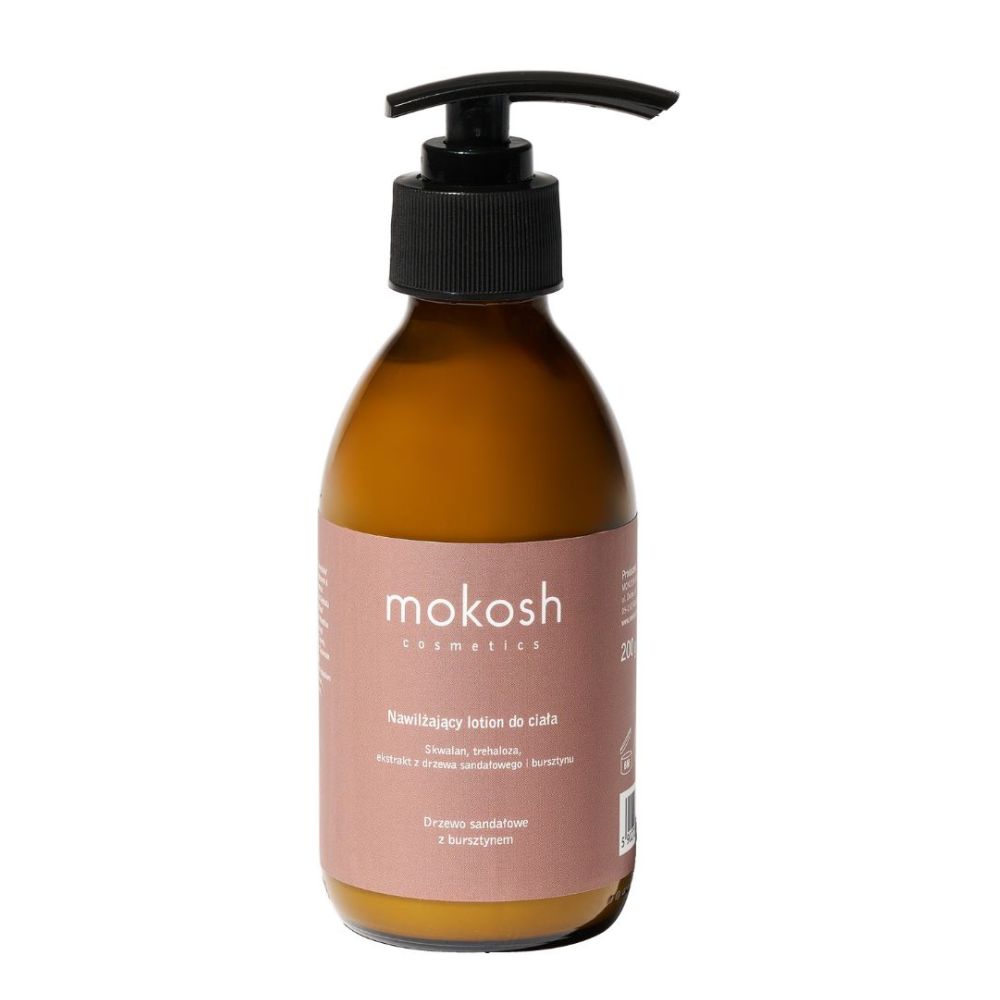 Mokosh Nawilżający lotion do ciała Drzewo sandałowe z bursztynem 200 ml
