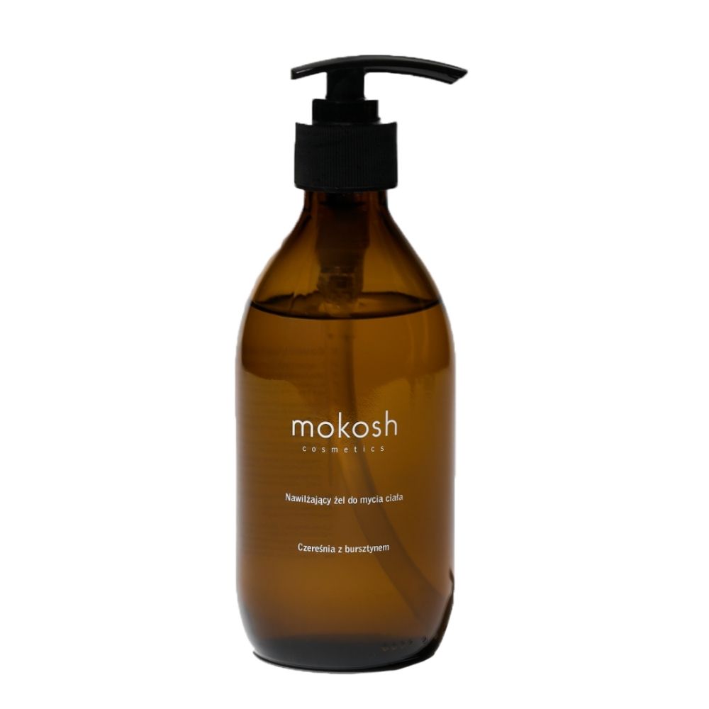 Mokosh Nawilżający Żel do mycia ciała Czereśnia z bursztynem 300 ml