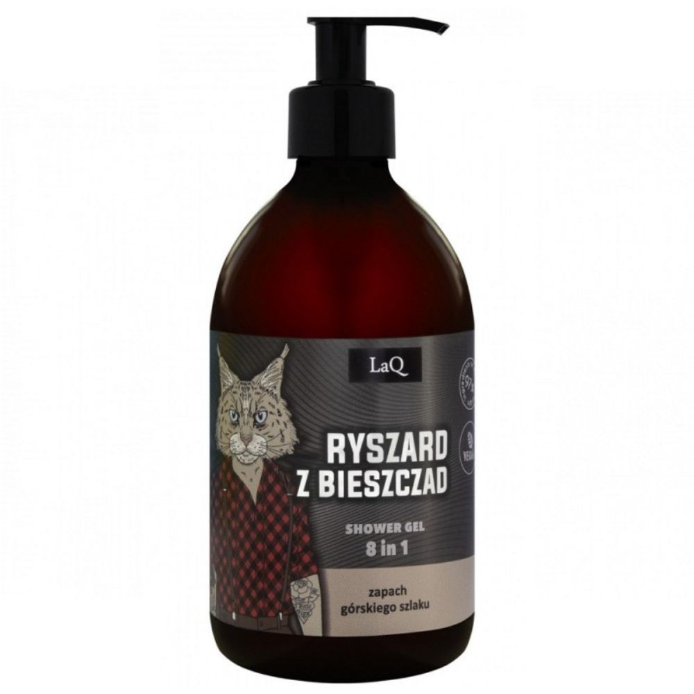 LaQ Ryszard z Bieszczad czarny żel pod prysznic 500 ml
