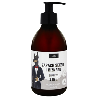 LAQ szampon dla facetów, oczyszczający Doberman 300ml