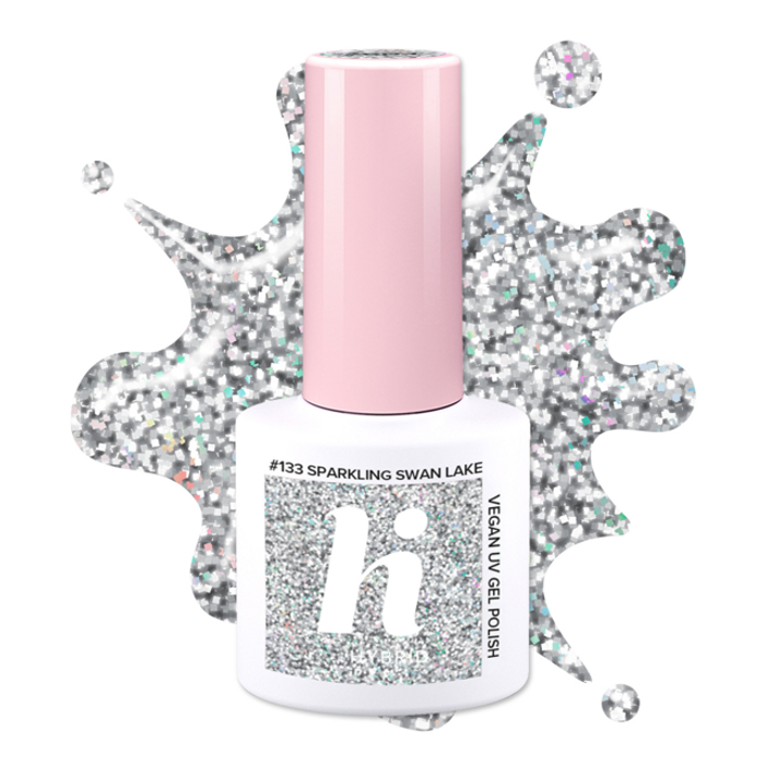 #133 hi hybrid lakier hybrydowy Sparkling Swan Lake 5ml main product photo