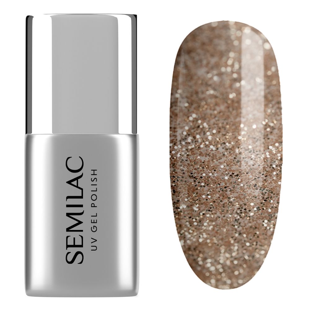 Semilac T33 Top No Wipe Old Money Do Lakierów Hybrydowych 7 ml