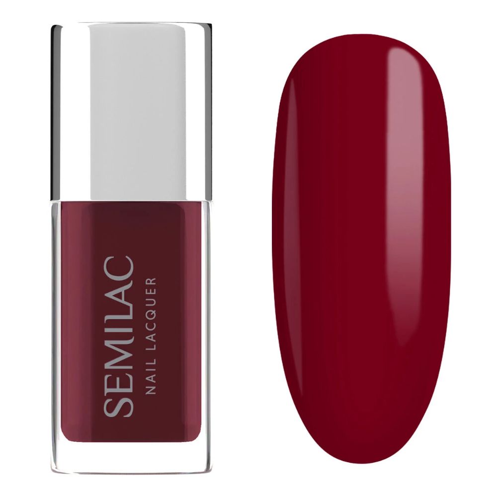 Semilac 110 Lakier Klasyczny Nail Lacquer Classic Red 9 ml