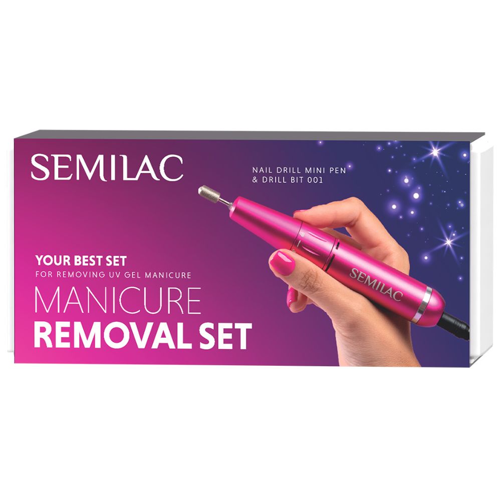 Semilac Manicure Removal Set frezarka do paznokci 1 sztuka