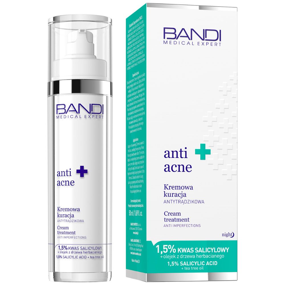 Bandi Medical Expert anti acne Kremowa kuracja antytrądzikowa 50 ml