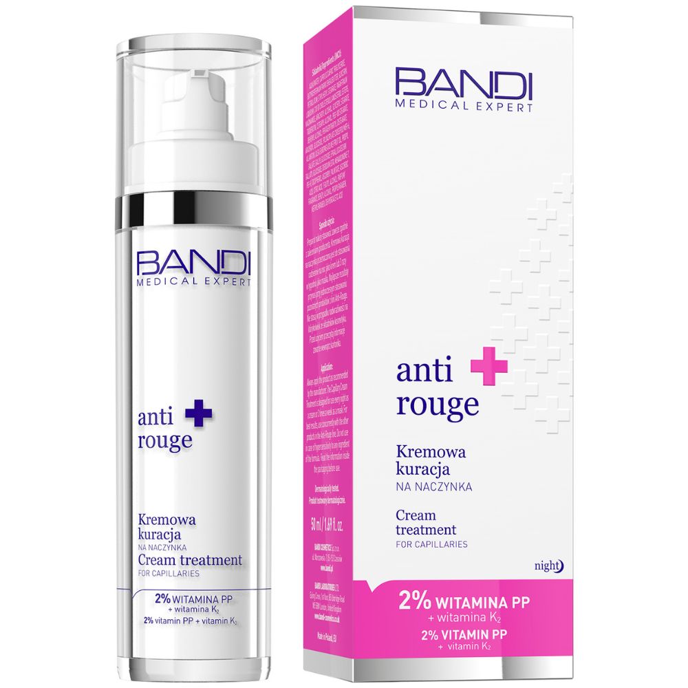 Bandi Medical Expert anti rouge Kremowa kuracja na naczynka 50 ml