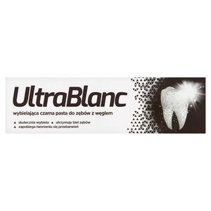 UltraBlanc Wybielająca czarna pasta do zębów z węglem 75 ml