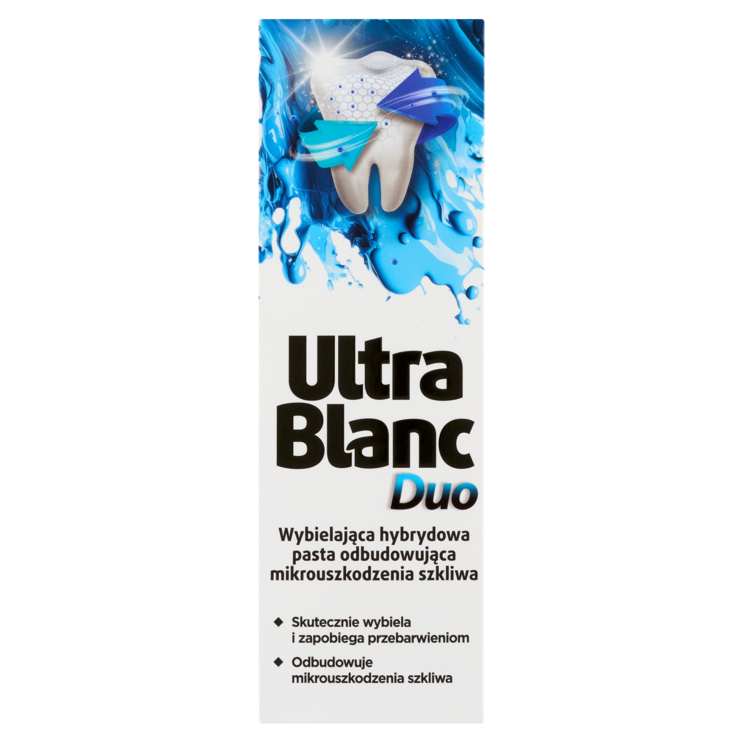 UltraBlanc Duo Wybielająca hybrydowa pasta odbudowująca mikrouszkodzenia szkliwa 75 ml