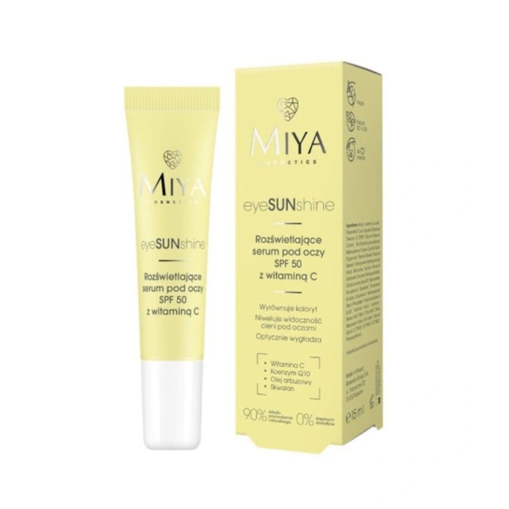 Miya Rozświetlające Serum pod oczy SPF 50 15 ml