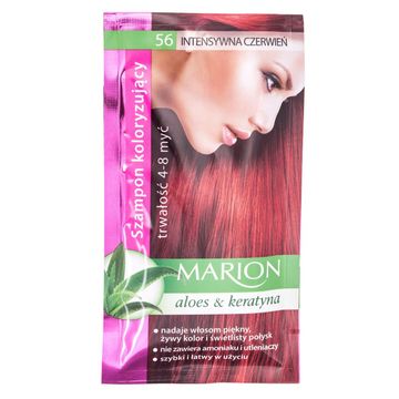MARION Szamponetka szampon koloryzujący nr.56 INTENSYWNA CZERWIEŃ, 40 ml