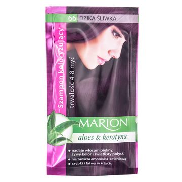 MARION Szamponetka szampon koloryzujący nr.66 DZIKA SLIWKA , 40 ml