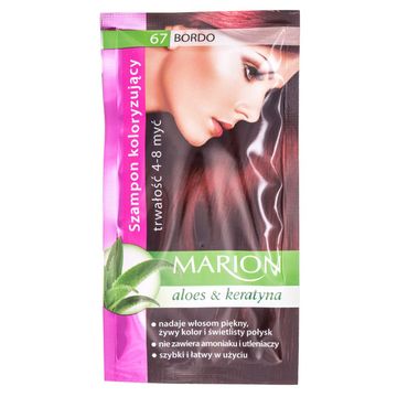 MARION Szamponetka szampon koloryzujący nr.67 BORDO, 40ml
