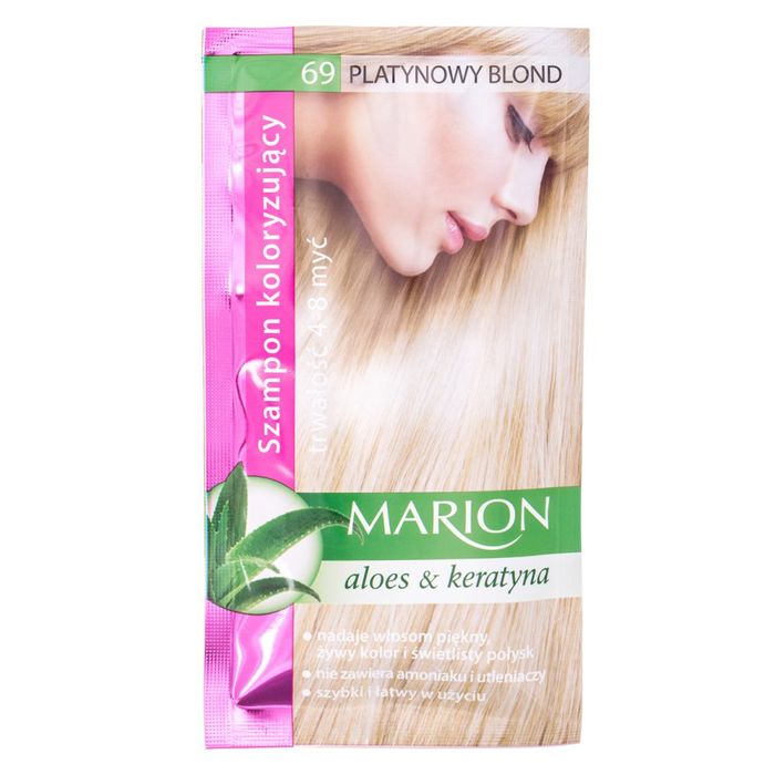 MARION Szamponetka szampon koloryzujący nr. 69 PLATYNOWY BLOND, 40 ml main product photo