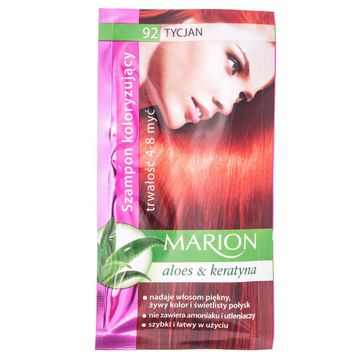 MARION Szamponetka szampon koloryzujący nr.92 TYCJAN, 40 ml