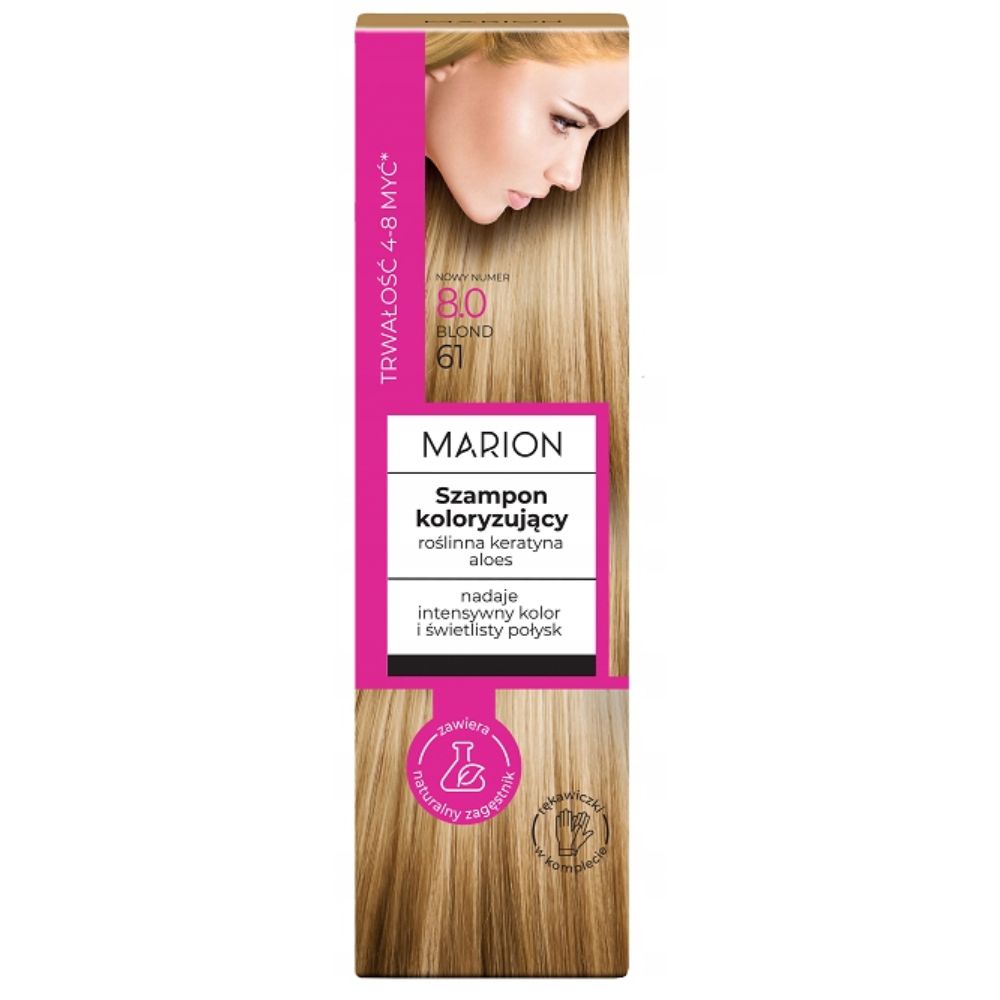 Marion 4-8 Myć szampon koloryzujący do włosów blond 100 ml