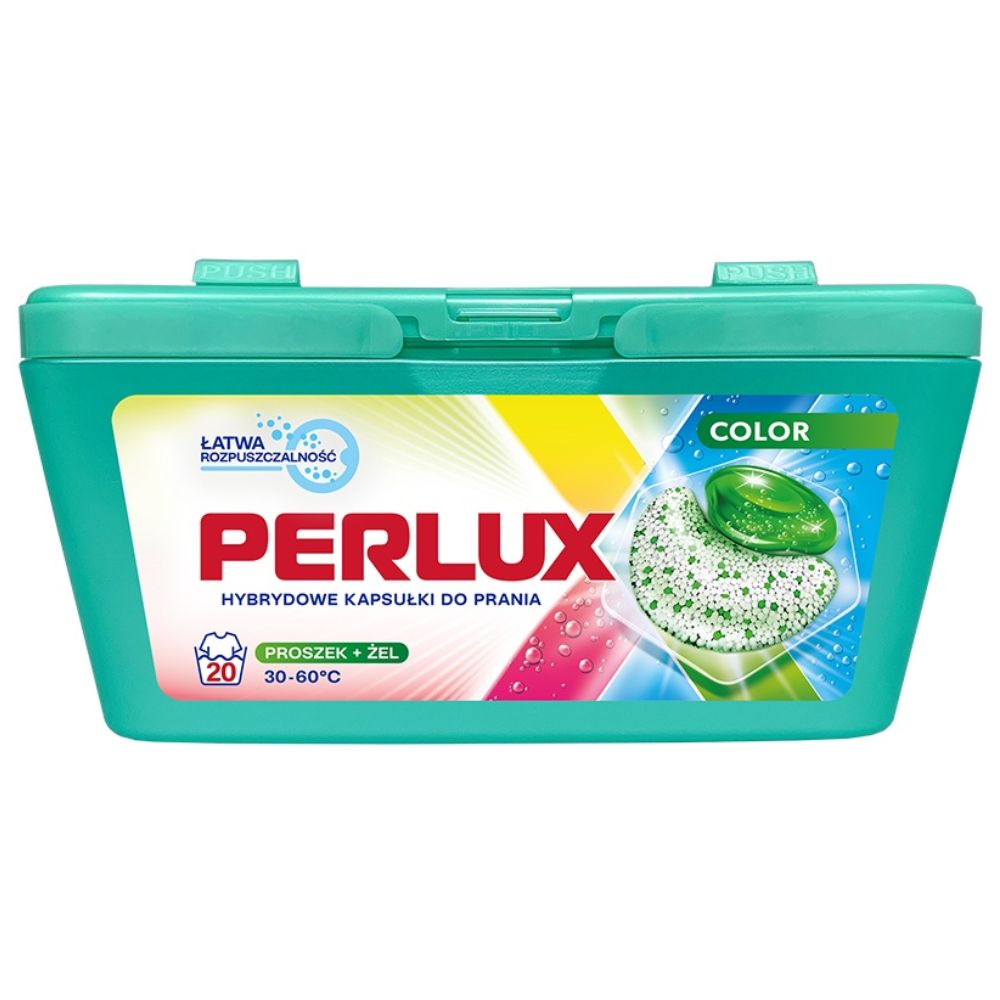 Perlux Color Plus hybrydowe kapsułki do prania 20 sztuk