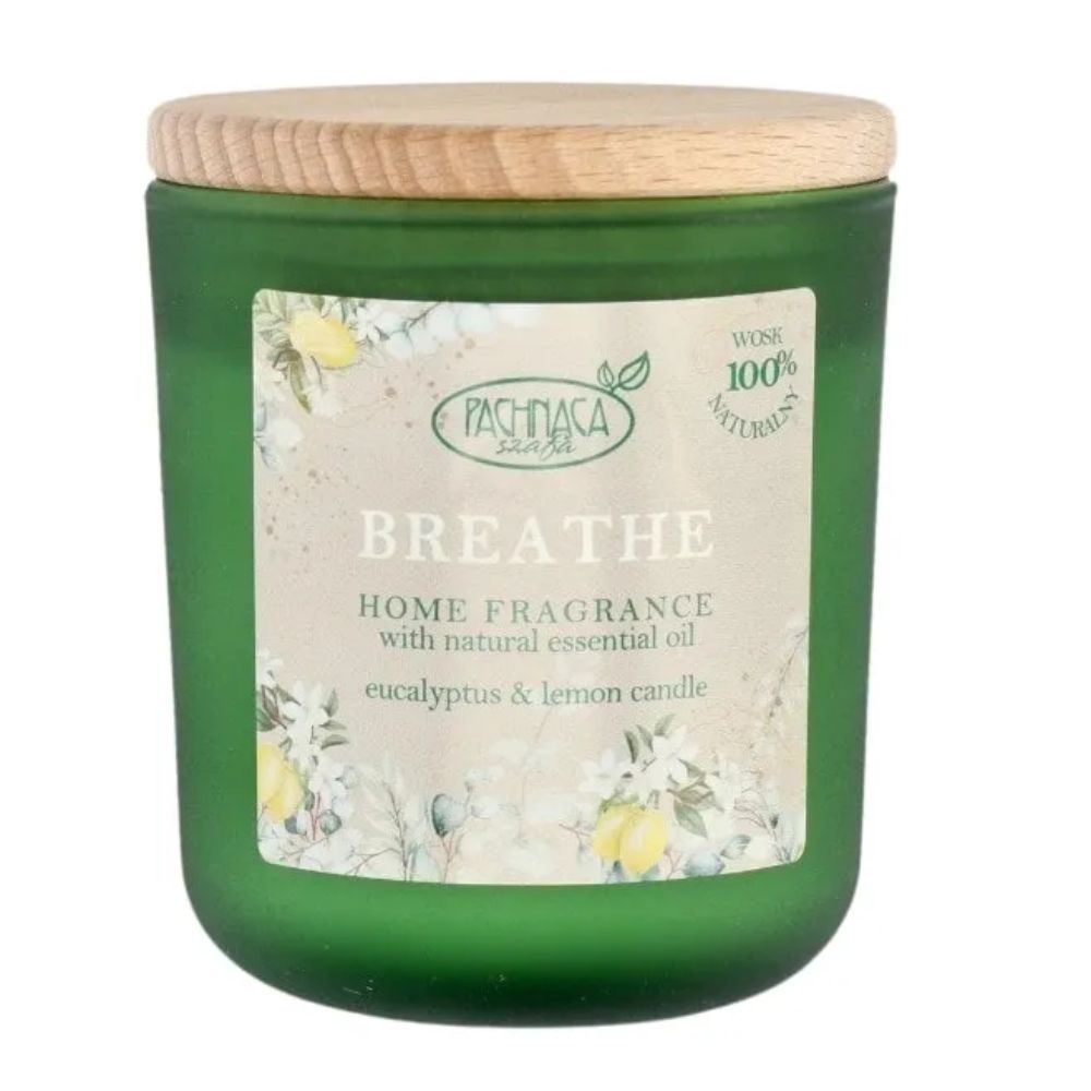 Pachnąca Szafa Breathe Eucalyptus & Lemon świeca sojowa 165 g