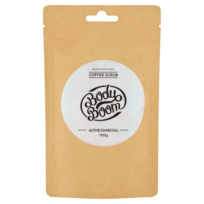 BodyBoom Active Charcoal Peeling kawowy 100 g main product photo