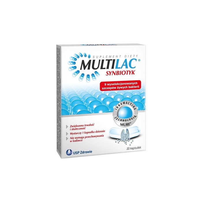 Multilac kaps. synbiotyk 20 szt main product photo