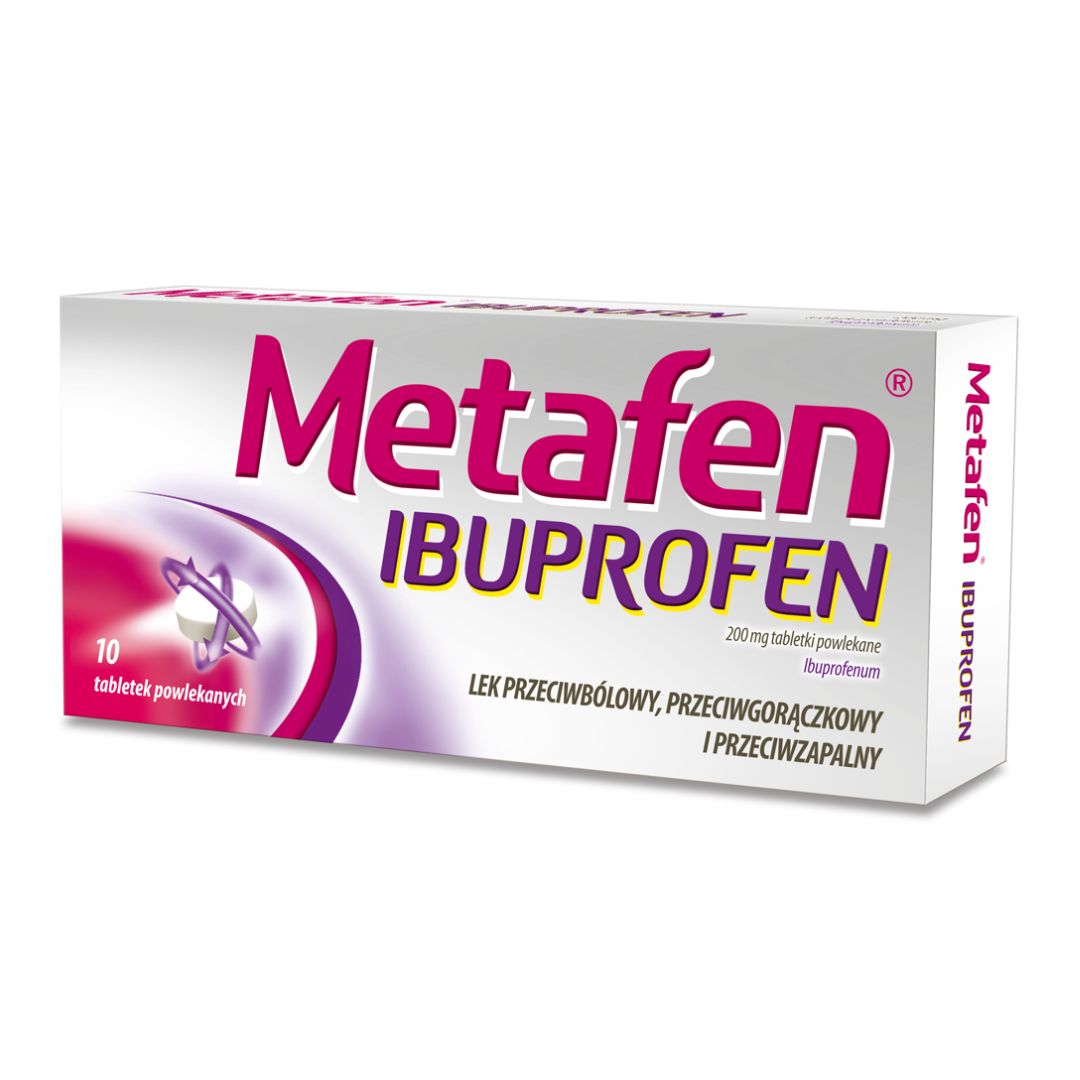 Metafen Metafen Ibuprofen 200 mg 10 tabletek Drogerie Natura