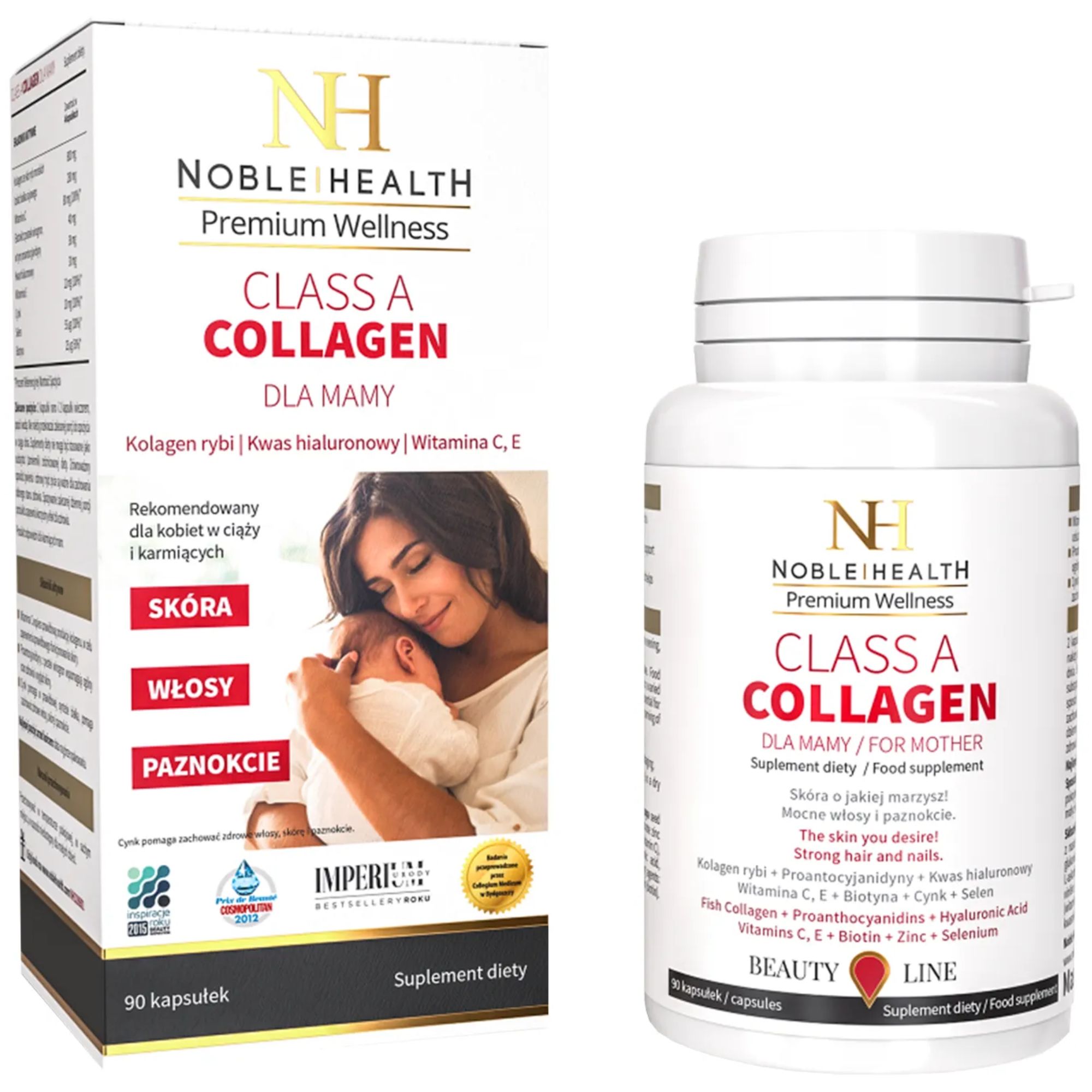 Noble Health Class A Collagen Dla Mamy kolagen 90 kapsułek