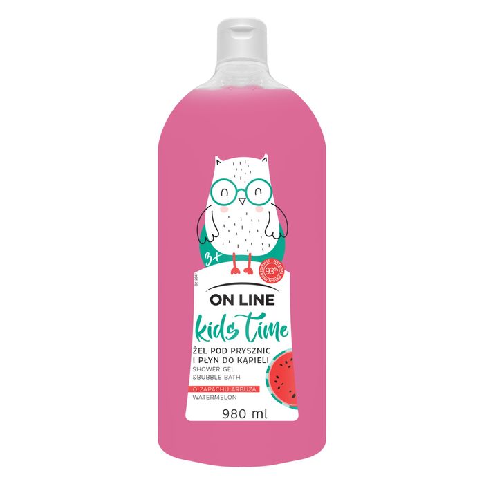 ON LINE OL PLYN PRYSZNIC&KAPIEL 2W1 ARBUZ 980ML main product photo
