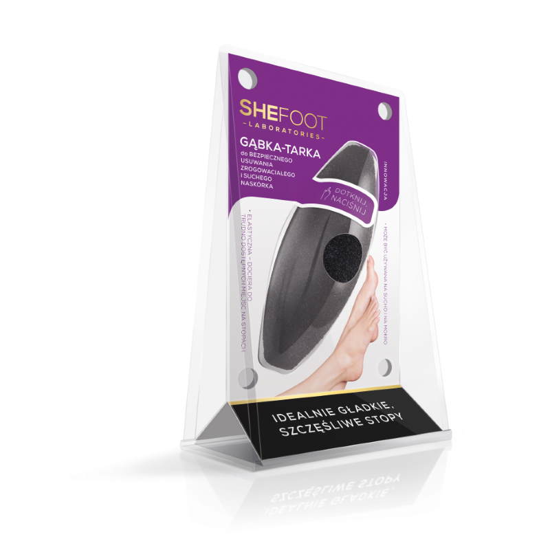 Shefoot gąbka tarka do pięt i usuwania naskórka MIX KOLOR 45G