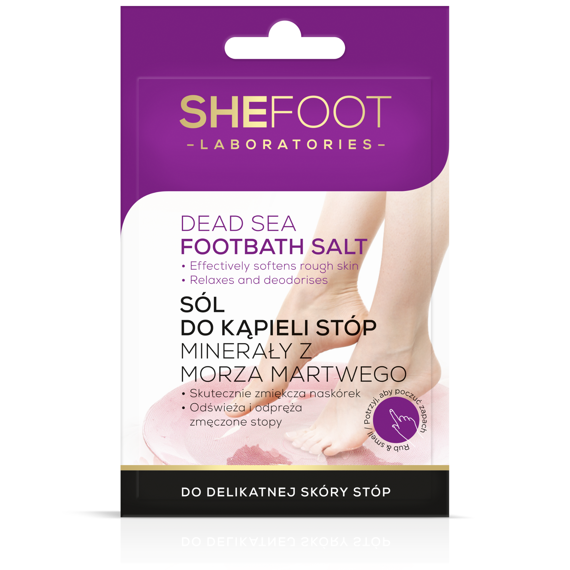 SheFoot sól do kąpieli stóp 55 g