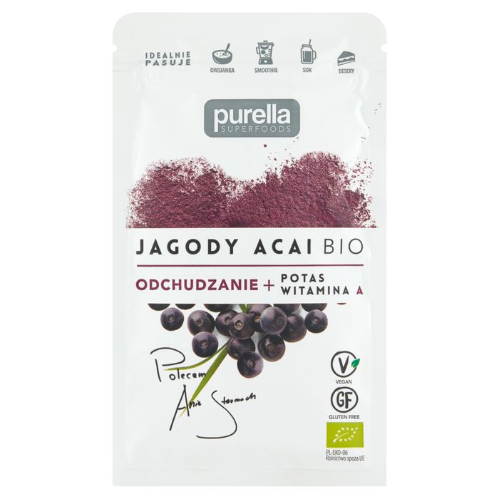 Purella Superfoods Jagody acai bio 21 g main product photo