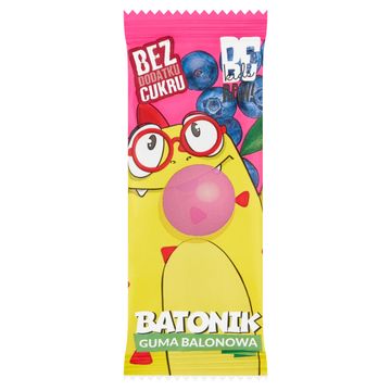 Be Raw! Kids Batonik guma balonowa 25 g
