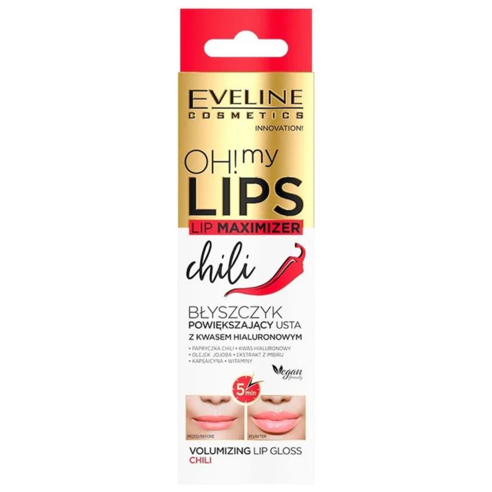 Eveline błyszczyk OH MY LIPS LIP CHILI 4,5ml main product photo