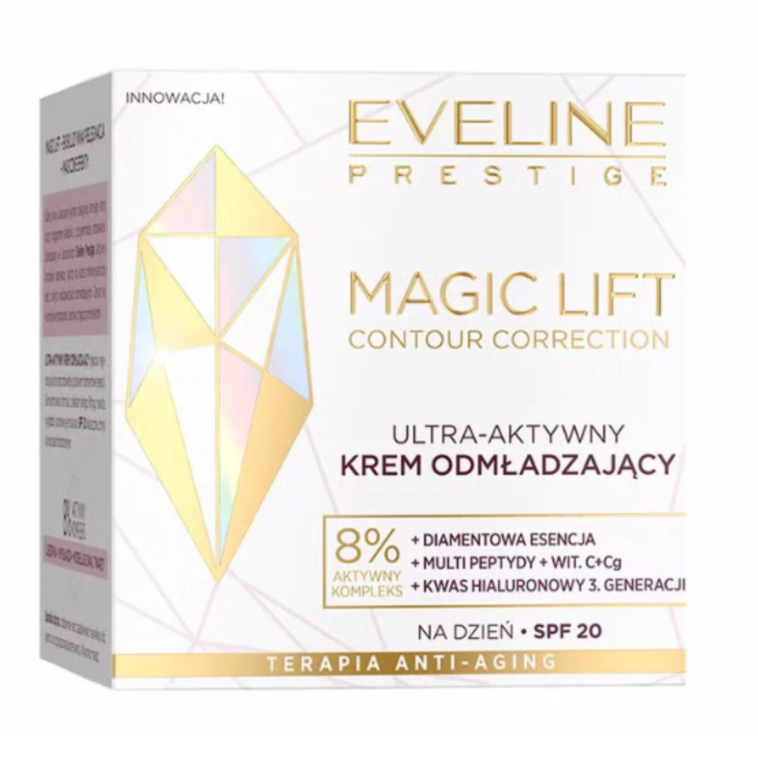 Eveline krem do twarzy na dzień SPF20 Magic Lift Contour Correction 50 ml