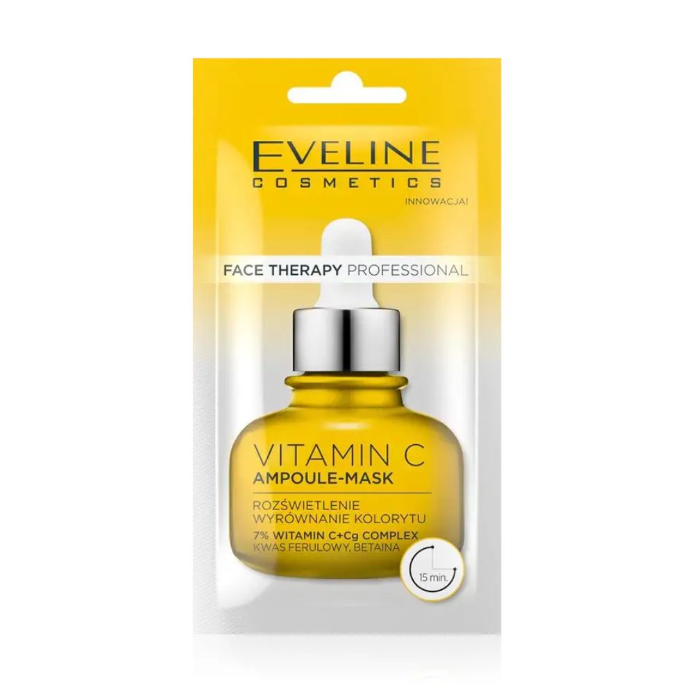 Eveline Face Therapy Professional Maska-ampułka Vitamin C 8 ml