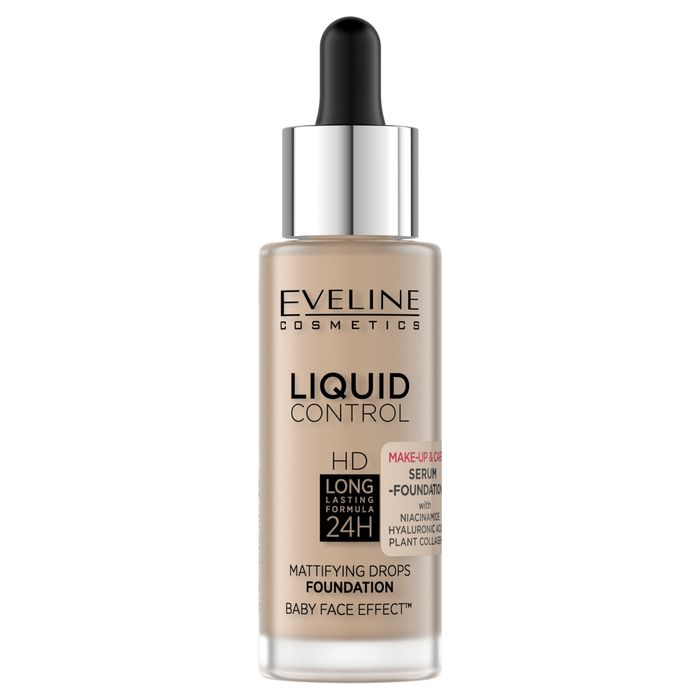 Liquid Control HD Matujący podkład do twarzy z niacynamidem, 35 natural beige main product photo
