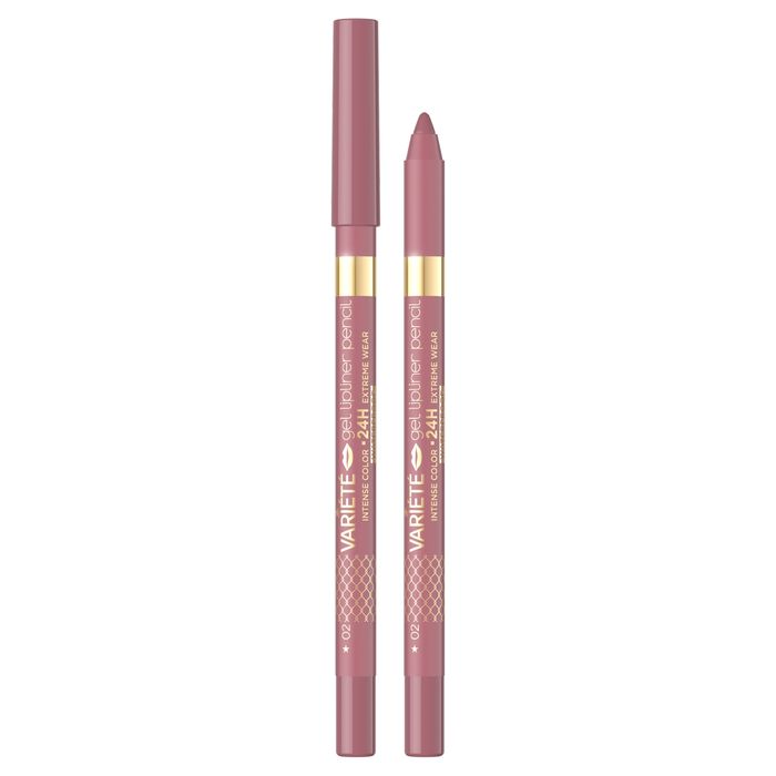 EVELINE Variété Wodoodporna żelowa konturówka do ust, nr 02, 1 szt main product photo