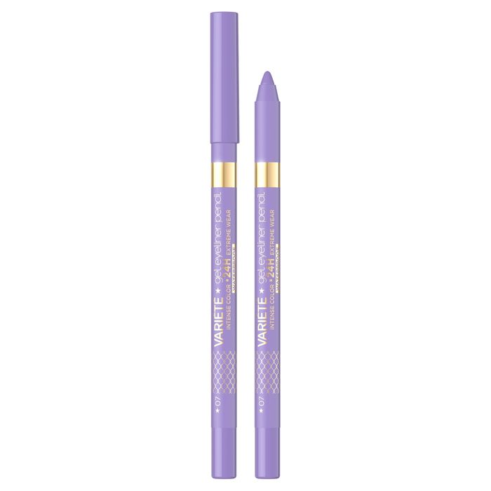 EVELINE Variété Wodoodporna żelowa kredka do oczu, nr 07 lavender 1 szt main product photo