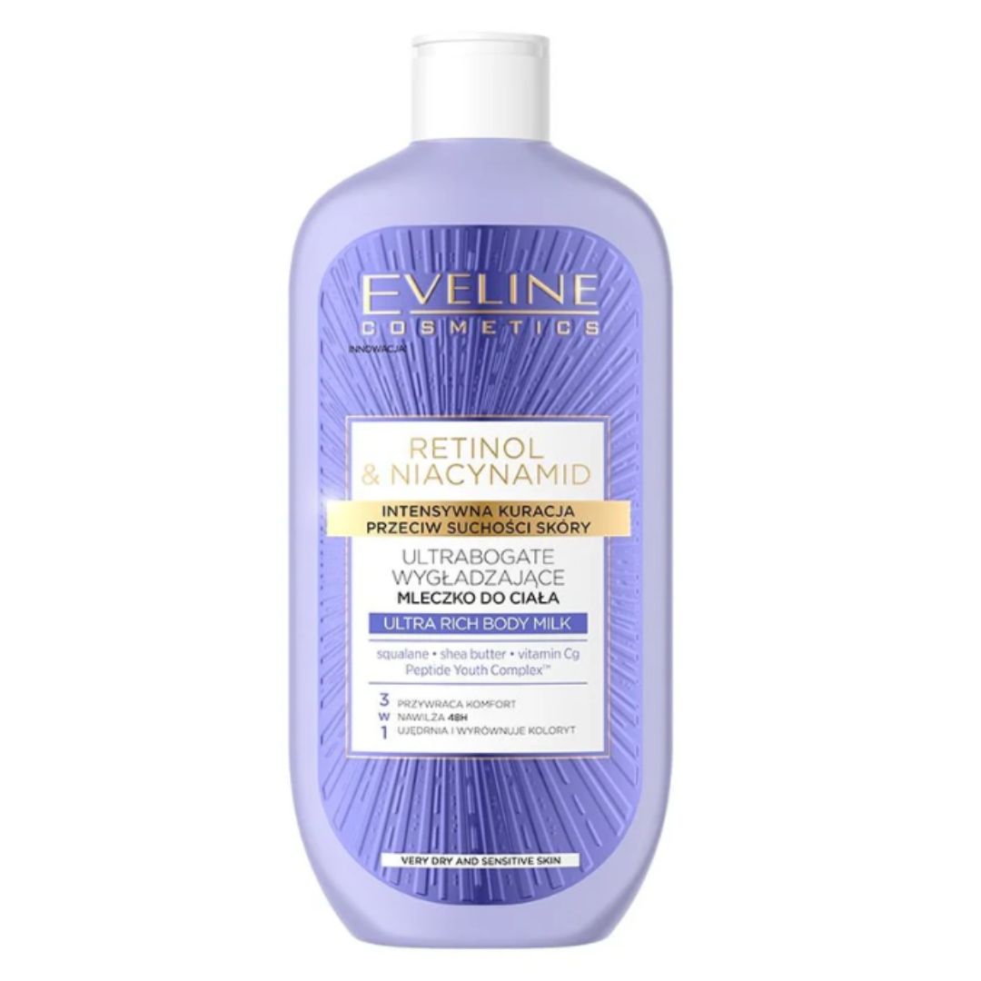 Eveline ultrabogate mleczko do ciała Retinol & Niacynamid 350 ml