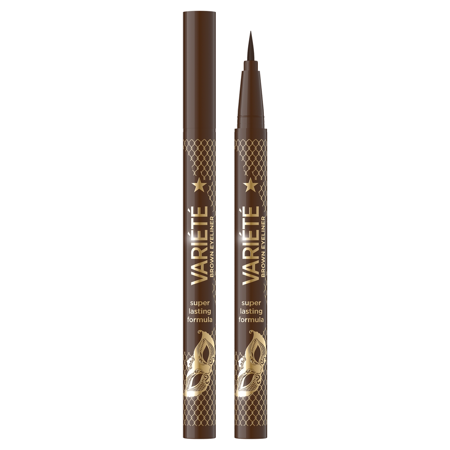 EVELINE Variété Precyzyjny eyeliner w pisaku, brązowy, 1 szt