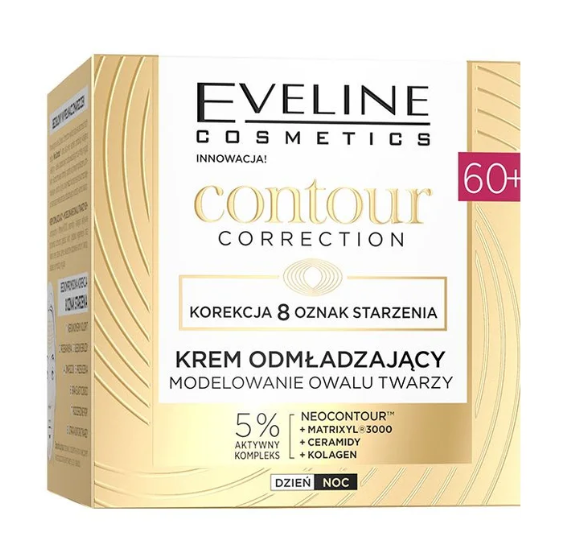 Eveline odmładzający krem na dzień i noc 60+ Contour Correction 50 ml