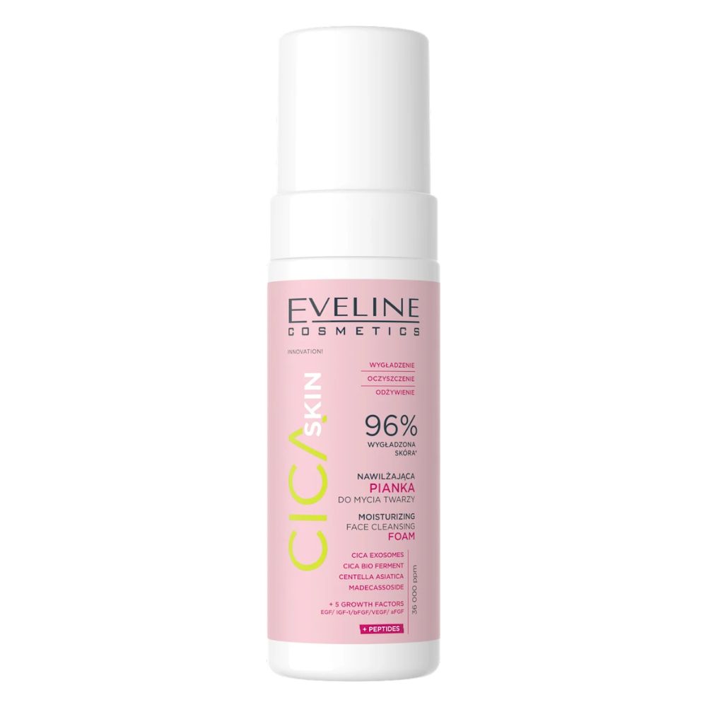 Eveline Cica Skin Nawilżająca pianka do mycia twarzy 150 ml