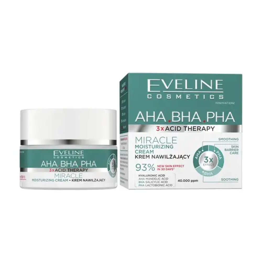 Eveline Cosmetics 3 x Acid Therapy krem nawilżający 50 ml