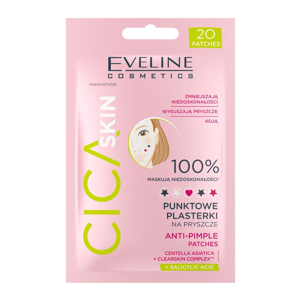 Eveline Cica Skin plasterki punktowe na pryszcze 20 szt