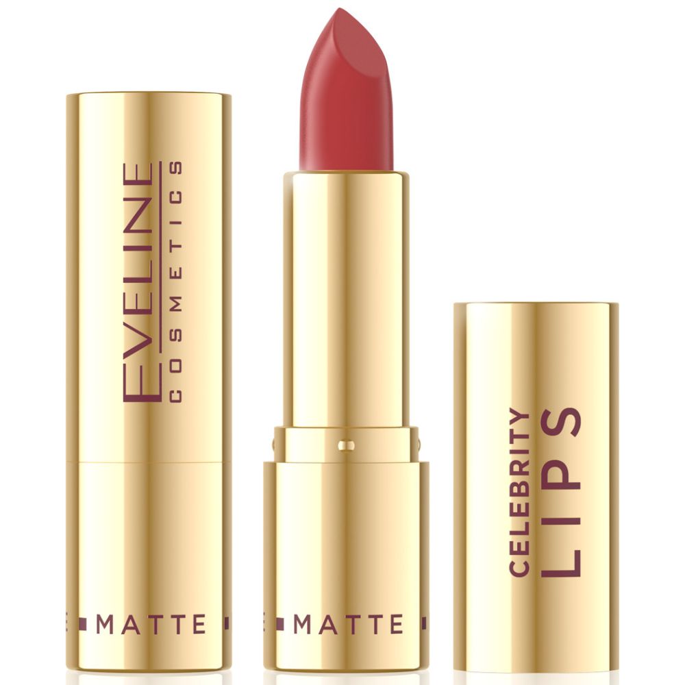 Eveline Celebrity Lips Satin 501 kremowa pomadka 4,1 g