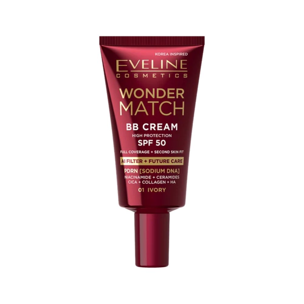 Eveline Cosmetics Wonder Match krem BB z SPF50 01 Ivory 30 ml