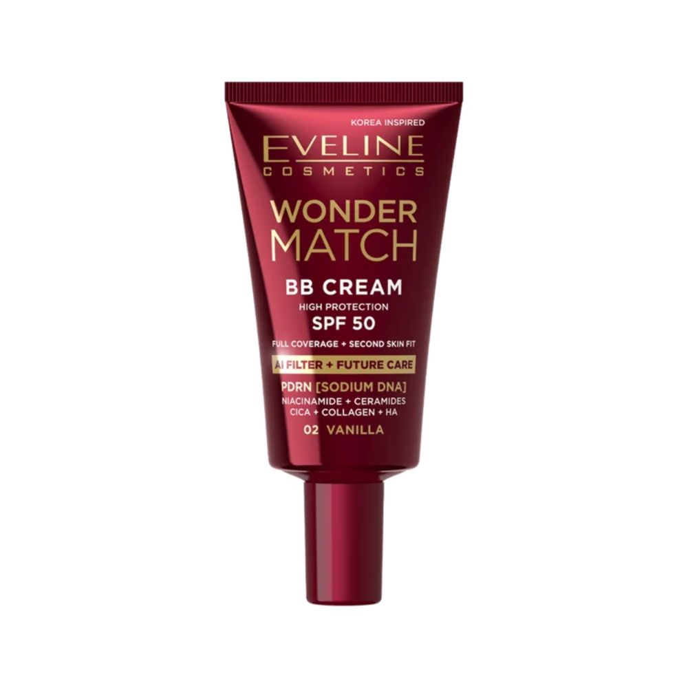 Eveline Cosmetics Wonder Match Krem BB SPF 50 02 Vanilla 30 ml