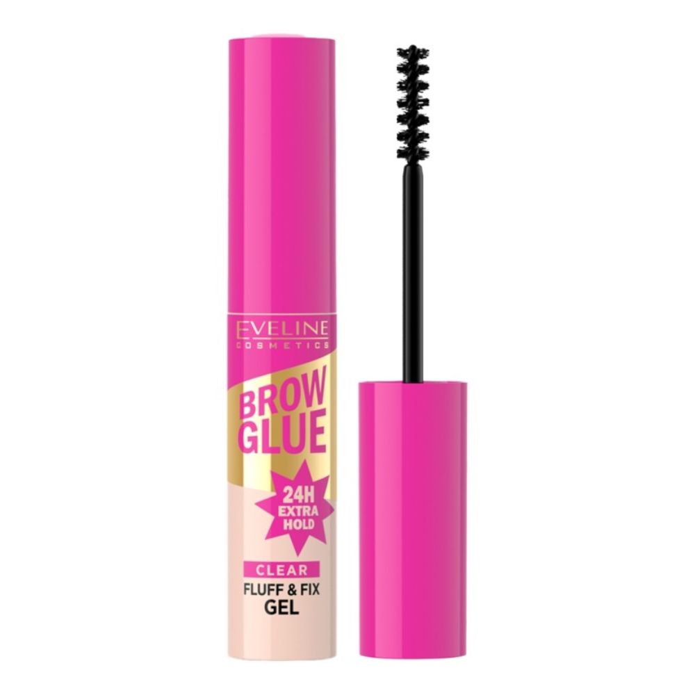 Eveline Brow Glue Fluff&Fix żel do brwi clear 6 ml