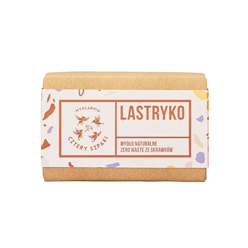 Mydlarnia Cztery Szpaki Lastryko naturalne mydło zero waste 110 g